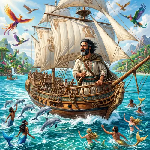 Middle-Eastern Odysseus: A Mythical Odyssey at Sea