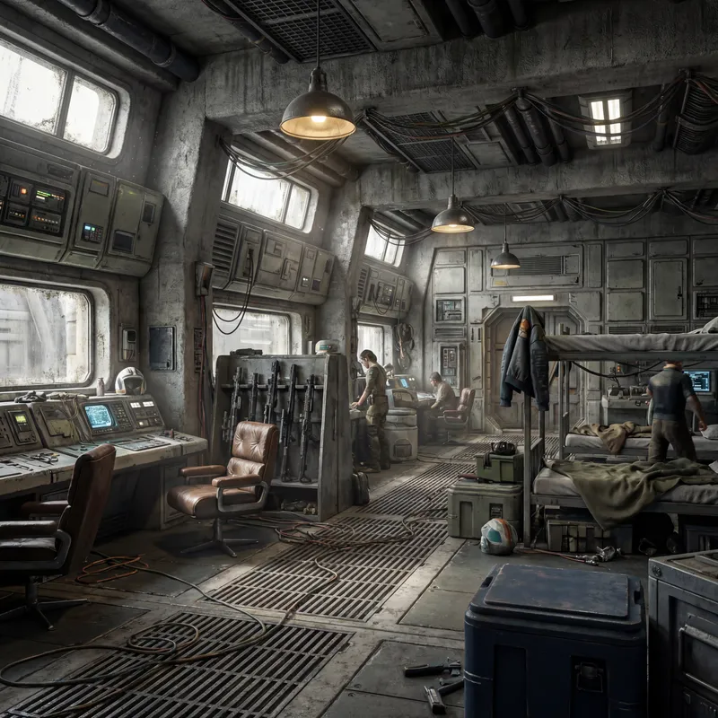 Realistic Rebel Base Interior Design Inspired by Star Wars