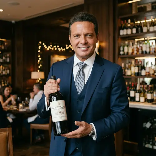 Luis Miguel Promotes Elegant Wine Experience