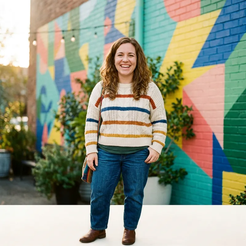 Meet Me: A Friendly Face in Colorful Surroundings