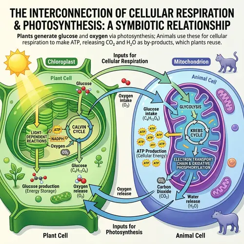 Interconnection Between Cellular Respiration & Photosynthesis