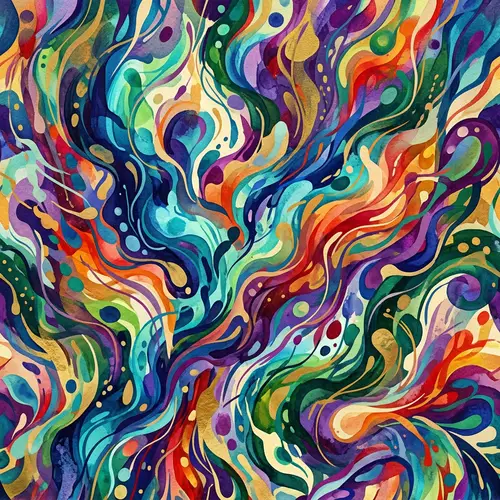 Abstract Pattern in Various Shades and Colors