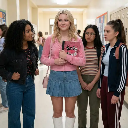 Realistic Regina George Illustration | High School Popularity Personified