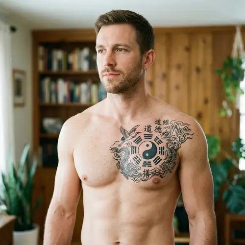 Taoist Tattoo Designs for Men | Chest Placement Ideas