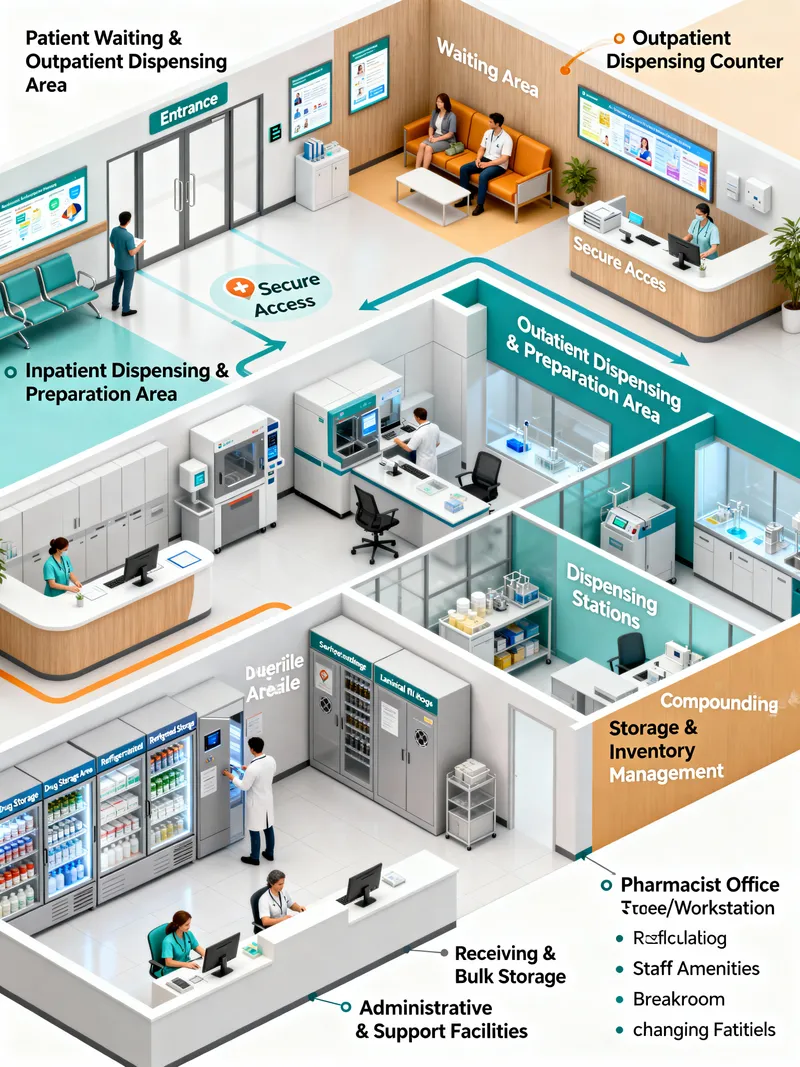 Hospital Pharmacy Design for Patient Care