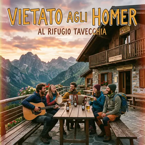 Vietato agli Homer: Tavecchia Album Cover Art