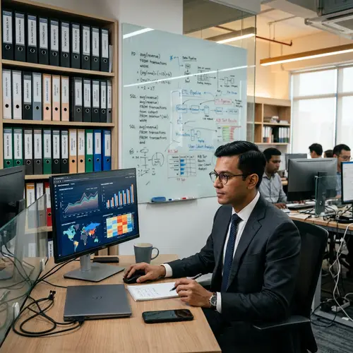 Organizational Data Businessman | Data Visualization Office