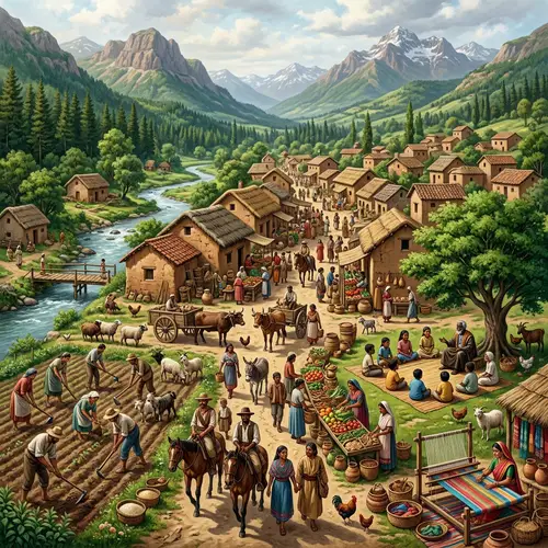 Society Without Science and Technology: Diverse Community in Rustic Setting