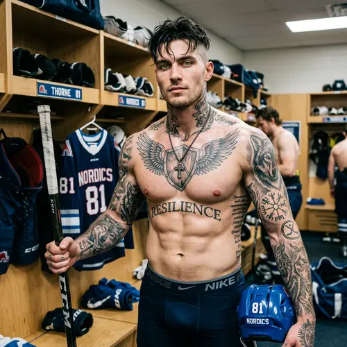 Muscular 24-Year-Old Hockey Player Profile