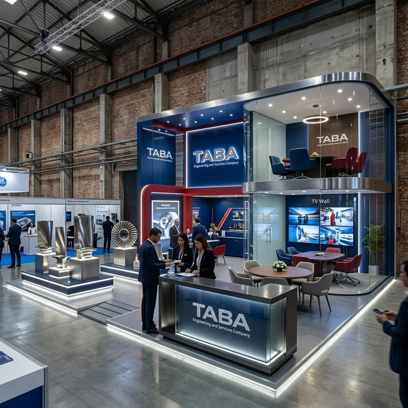 Modern Exhibition Booth Design for TABA Engineering