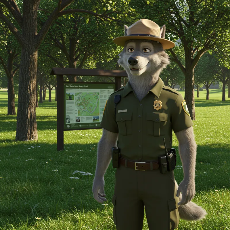 Wolf Park Ranger from Little Red Riding Hood
