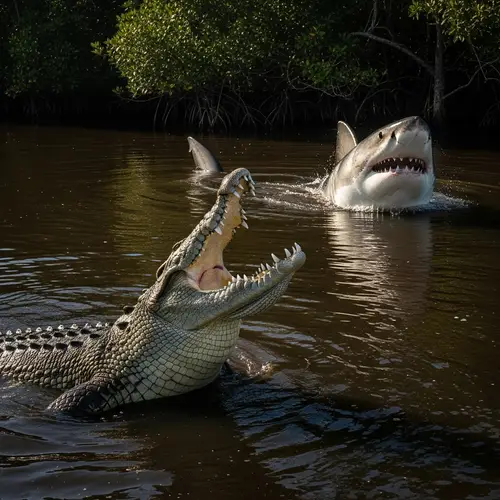 Crocodile vs Shark: Nature's Ultimate Showdown