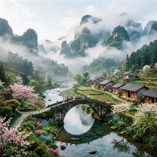 Mystical Wonders of Zhejiang's Shexianju Through a Dream-Like Lens