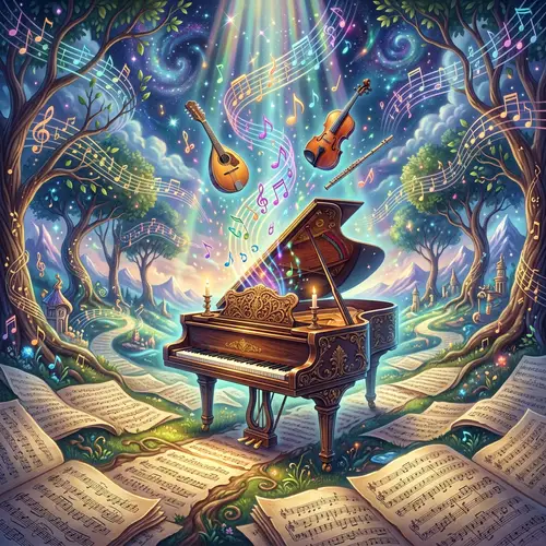 Dreamscape of Music: A Visual Symphony