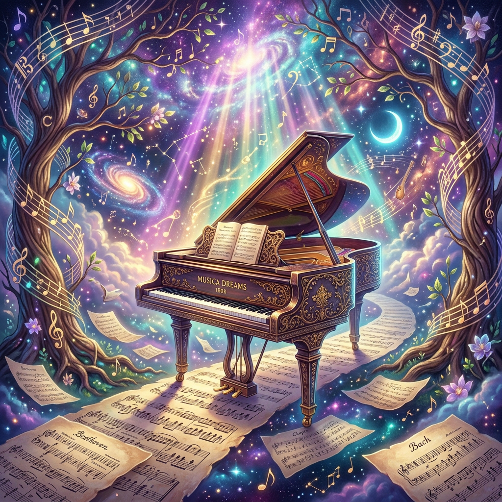 Dreamscape of Music: A Visual Symphony | AI Art Generator | Easy