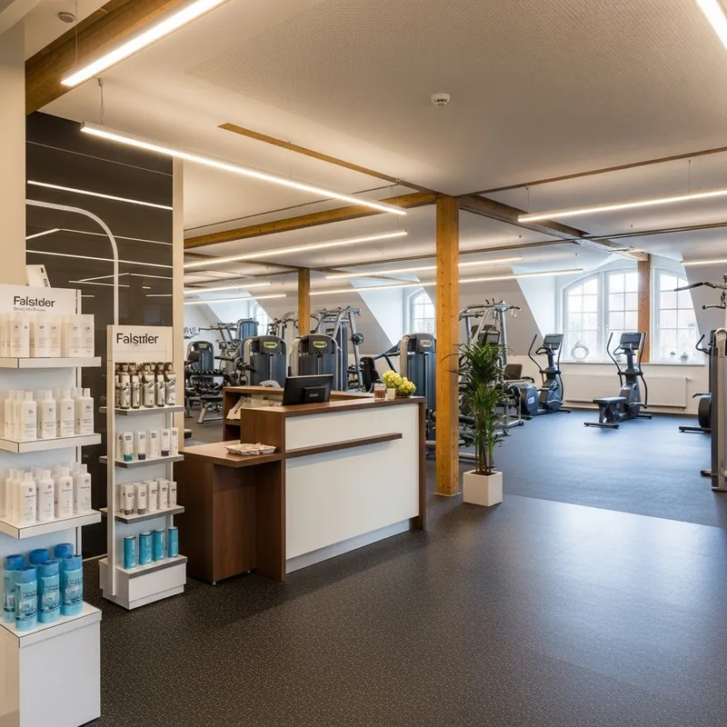 Modern Gym Interior with Cozy Ambiance