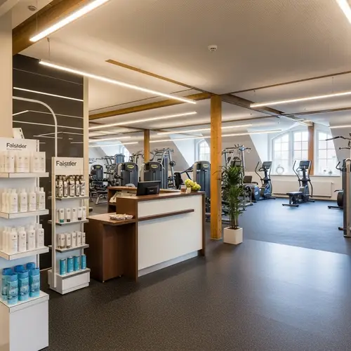 Modern Gym Interior with Cozy Ambiance