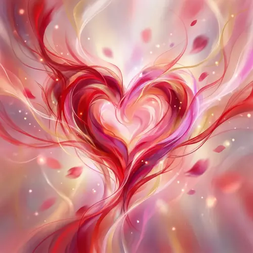 Abstract Love Art: Emotions in Color