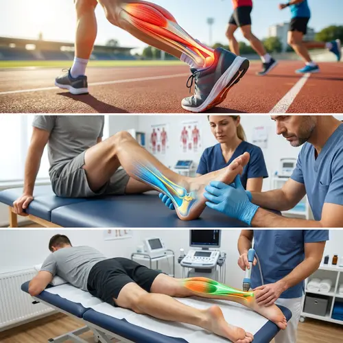 Photorealistic Achilles Tendon Medical Illustration Series