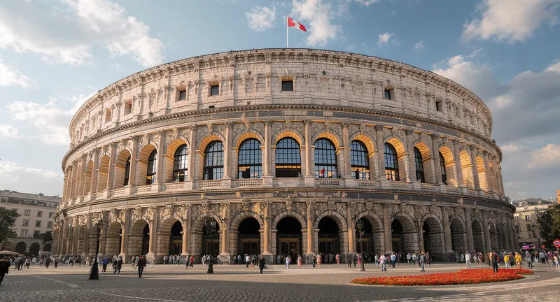 Bavarian Colosseum in Munich - Stunning 4K Views