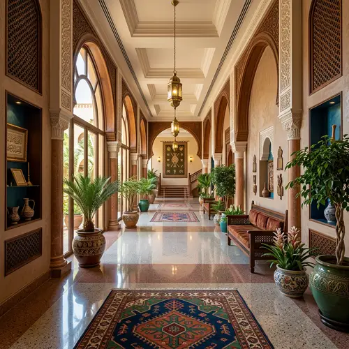 Elegant Sudanese Embassy Compound | Opulent Interiors & Traditional Designs