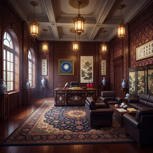 Orientalist Ambassadorial Office: Taiwanese Embassy Artwork