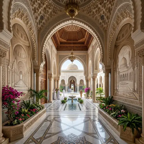 Embassy of Palestine - Traditional Architecture Interiors Captured