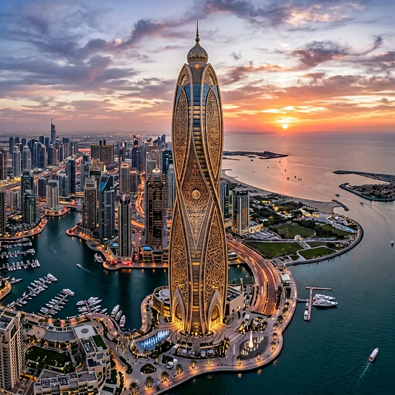 Arabian Skyscraper | Feminine & Prestigious Design Arabian Skyscraper | Feminine & Prestigious Design