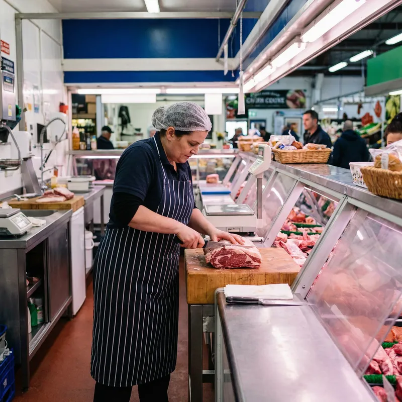 Expert Butcher Woman: Skills & Craft