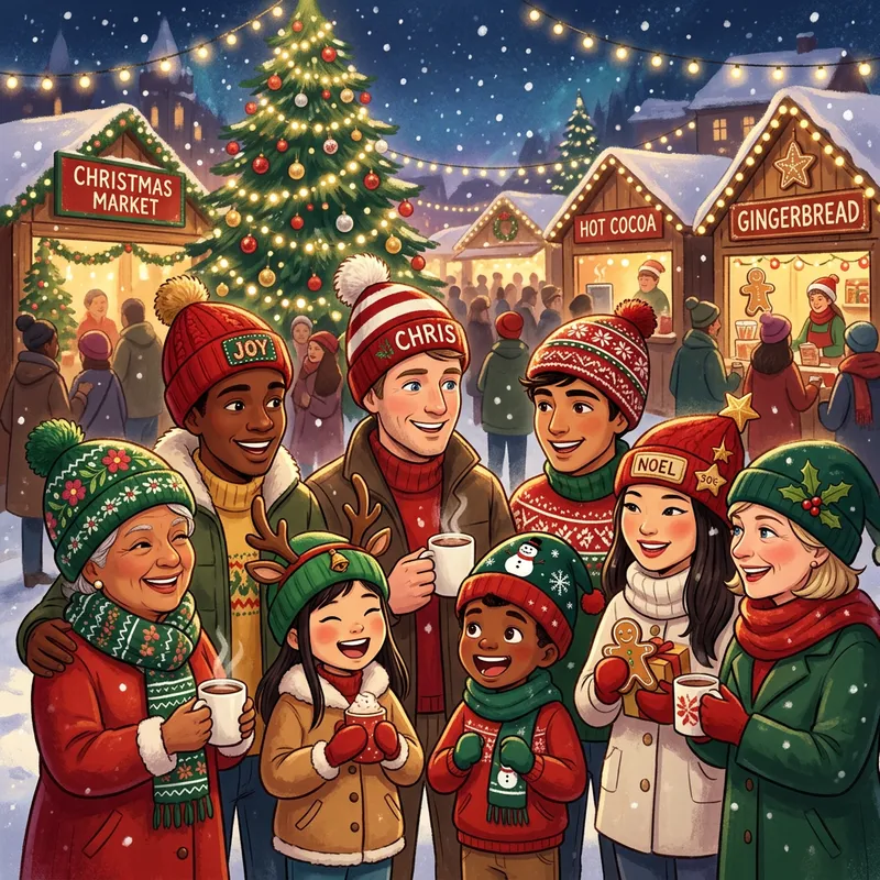 Personalized Christmas Caps for Festive Style