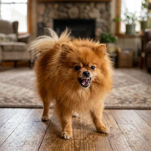 Fierce Pomeranian: Small Dog with a Big Attitude