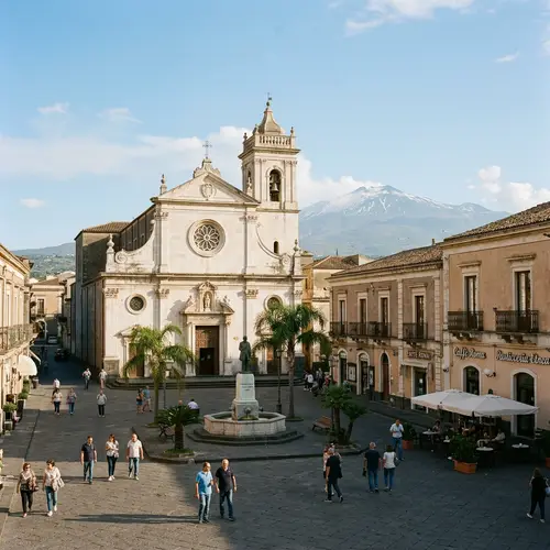 Explore Piazza Roma in Biancavilla, Sicily