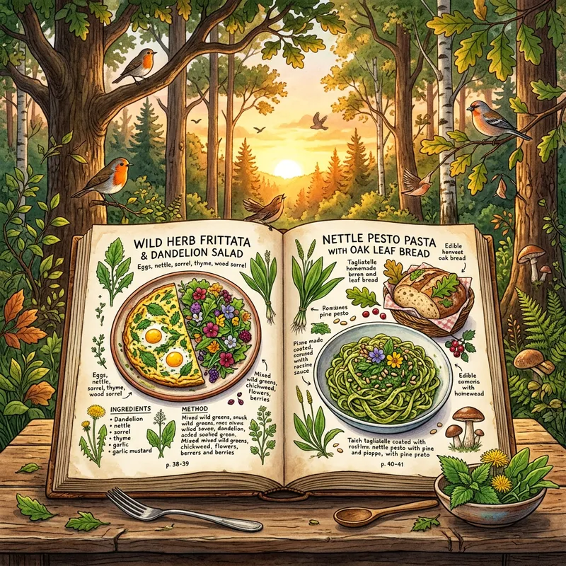 Delicious Edible Wild Herb Recipes | Nature-Inspired Dishes