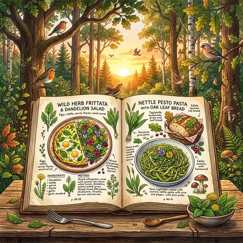 Delicious Edible Forest Leaves Recipes | Nature-Inspired Cuisine