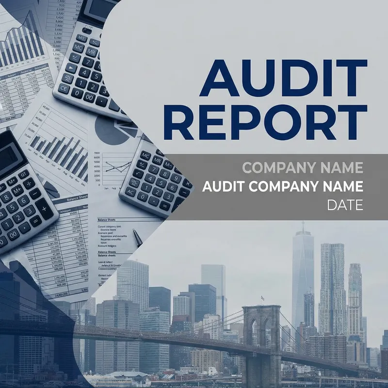 Audit Report Cover Design | Accounting Templates & Elements