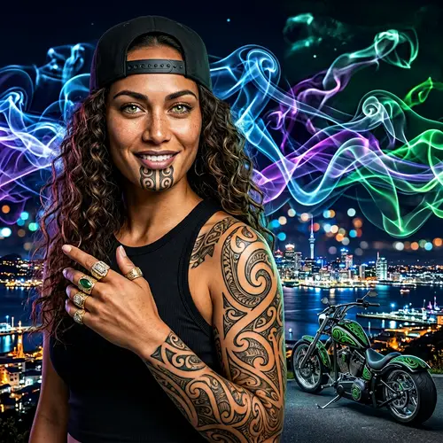 Stunning Maori Woman Art: Fantasy & Reality Blend