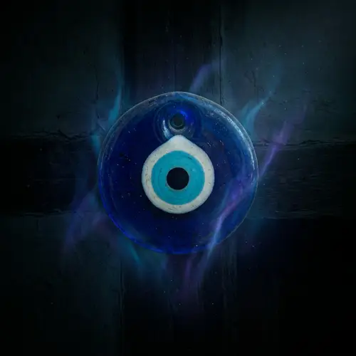 Menacing Evil Eye in Cryptic Shadows | Mystical Aura