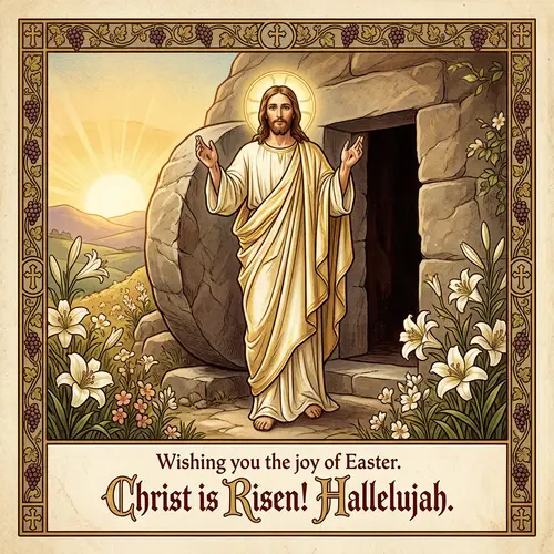 Jesus Resurrection Card - Celebrate His Raise