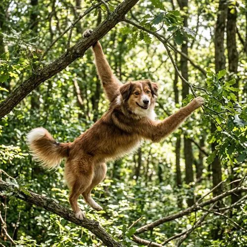 Fusion of Dog and Monkey: A Unique Creature