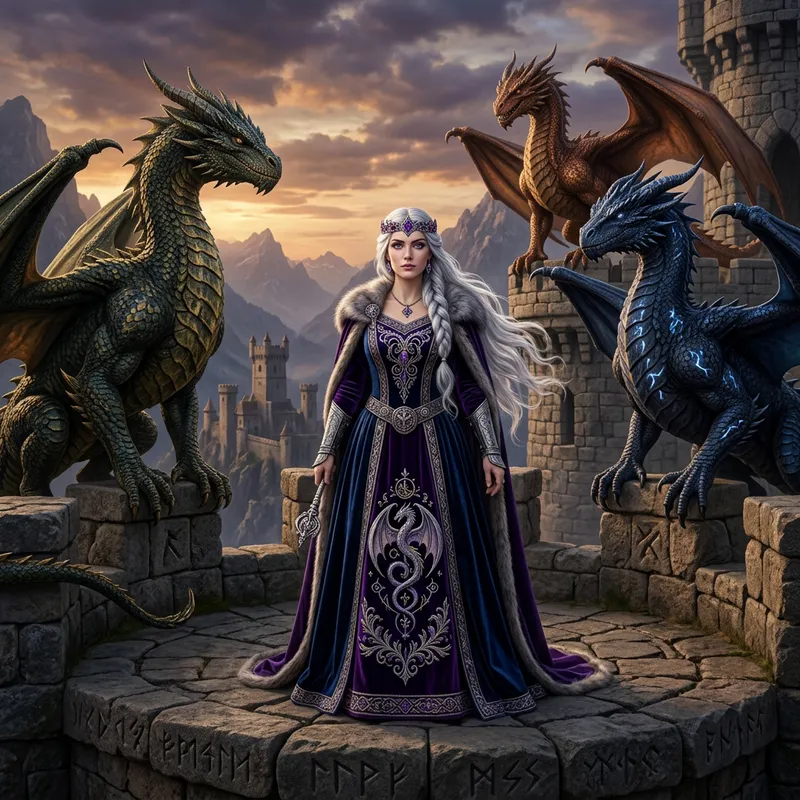 Daenerys Targaryen: Regal Majesty & Majestic Dragons Daenerys Targaryen: Regal Majesty & Majestic Dragons