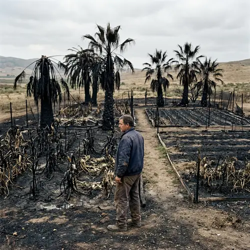 Devastation in Gardens: A Man's Heartbreaking View