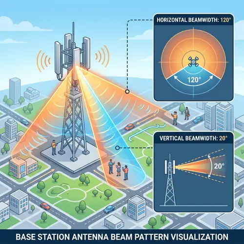 Base Station Transmitting Electromagnetic Signals