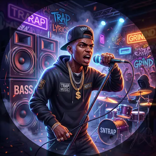 Realistic 8K Trap Music Animated Profile Picture