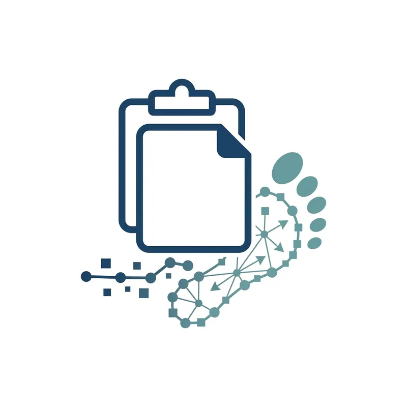 Copy and Paste Digital Footprint Icon Copy and Paste Digital Footprint Icon