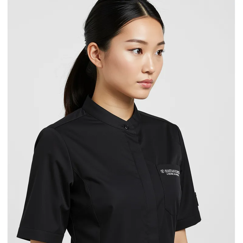 Stylish Black Shirt for Female Stylists | 3/4 Sleeve