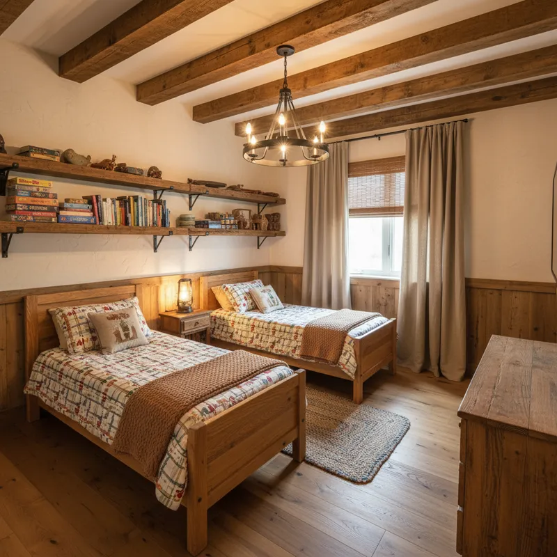 Rustic Style Kids Room Transformation