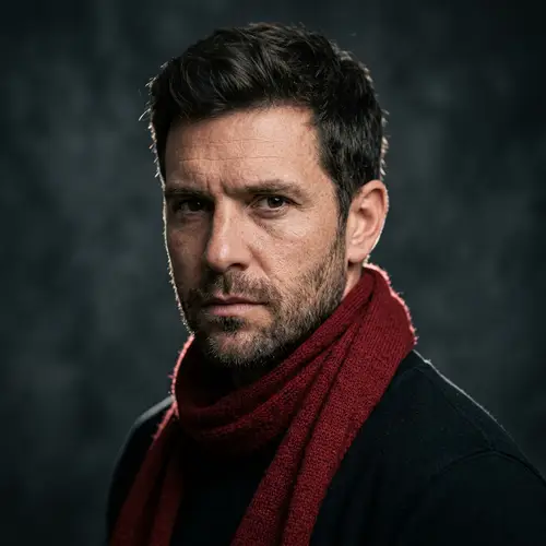 Professional Close-Up Portrait of a Man