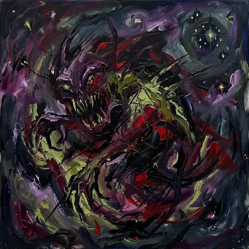 Eldritch Abstract Creature in Cosmic Setting