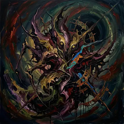 Eldritch Being Embodying Abstract Terror and Cosmic Dread