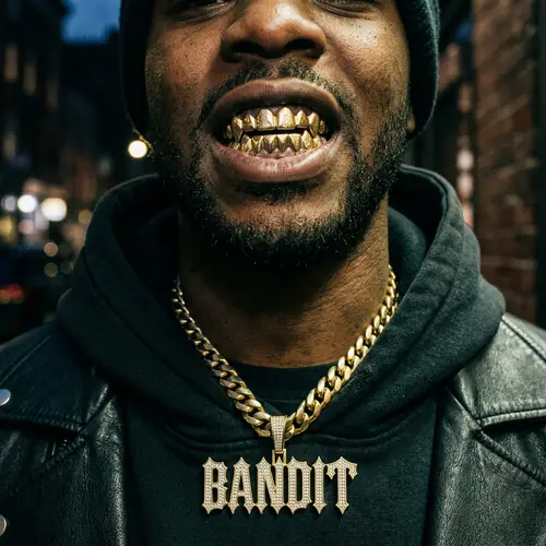 Hip Hop Shark Tooth Necklace Art